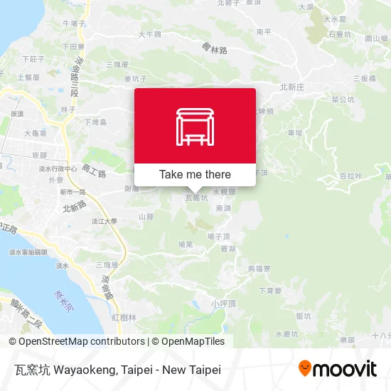 瓦窯坑 Wayaokeng map