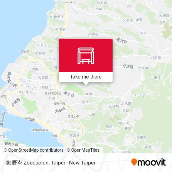 鄒厝崙 Zoucuolun map
