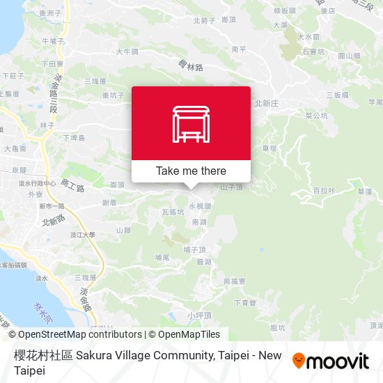 櫻花村社區 Sakura Village Community map