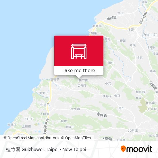 桂竹圍 Guizhuwei地圖