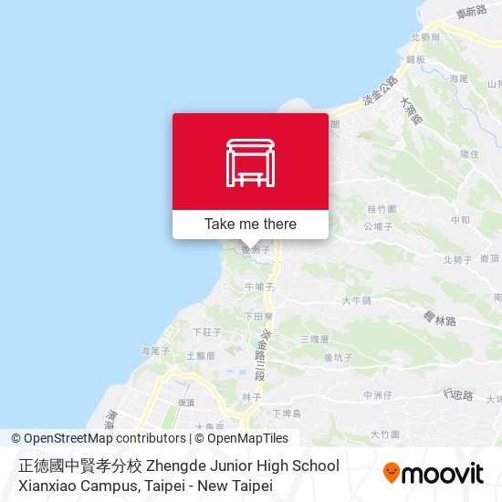 正德國中賢孝分校 Zhengde Junior High School Xianxiao Campus map