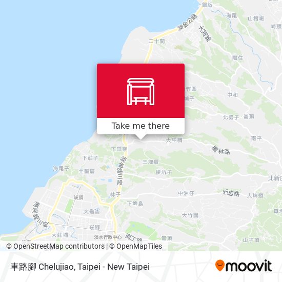 車路腳 Chelujiao地圖