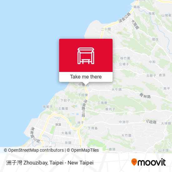洲子灣 Zhouzibay map