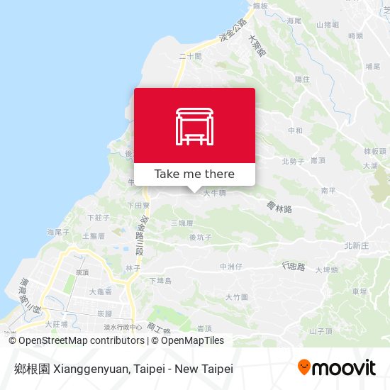 鄉根園 Xianggenyuan map