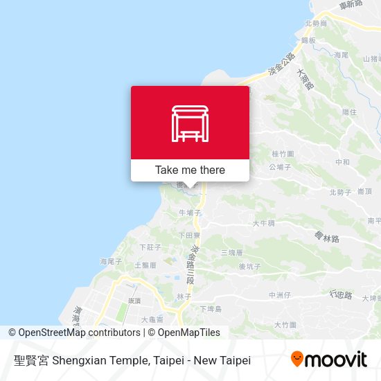 聖賢宮 Shengxian Temple map