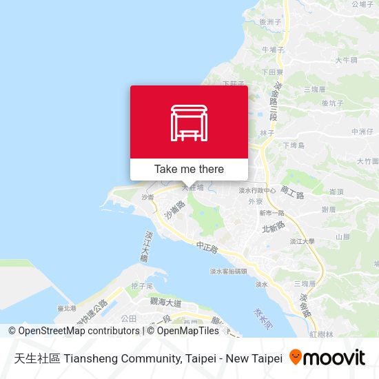 天生社區 Tiansheng Community map
