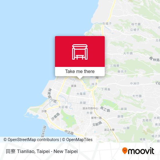 田寮 Tianliao map
