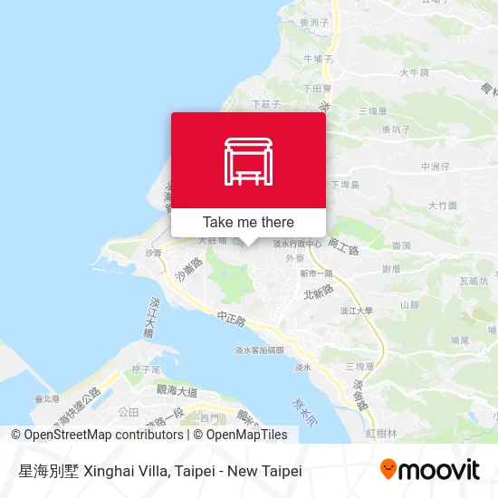 星海別墅 Xinghai Villa map