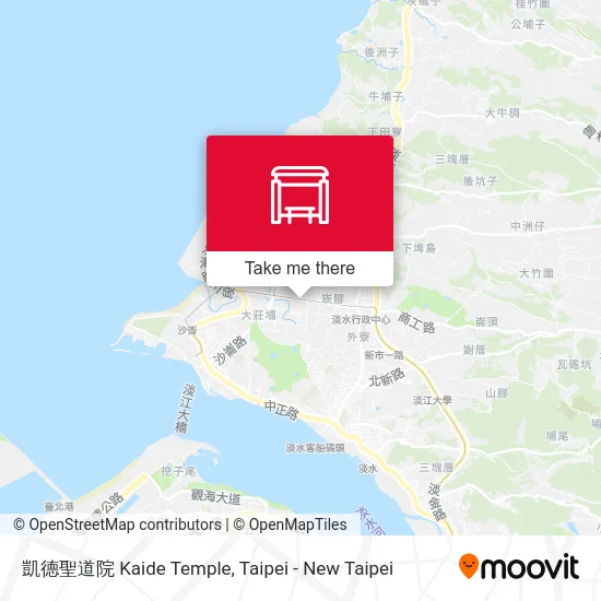 凱德聖道院 Kaide Temple地圖