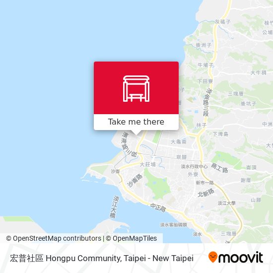 宏普社區 Hongpu Community map