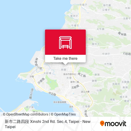 新市二路四段 Xinshi 2nd Rd. Sec.4 map