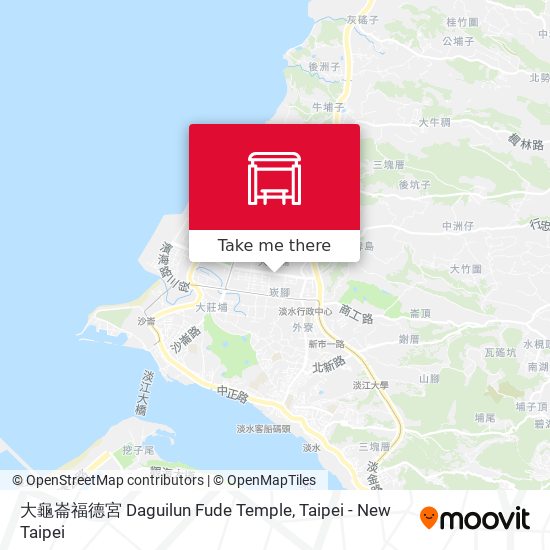 大龜崙福德宮 Daguilun Fude Temple map