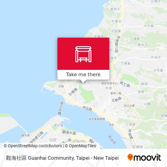 觀海社區 Guanhai Community map