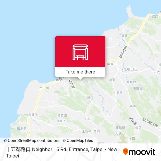 十五鄰路口 Neighbor 15 Rd. Entrance map