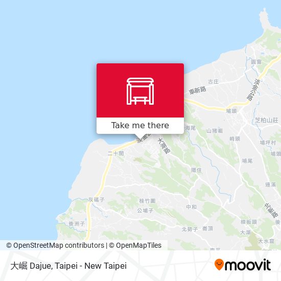 大崛 Dajue map