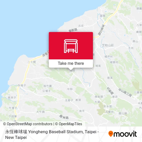 永恆棒球場 Yongheng Baseball Stadium map