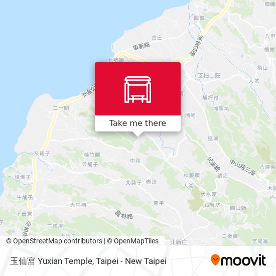 玉仙宮 Yuxian Temple地圖