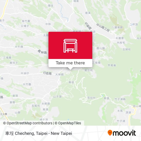 車埕 Checheng map