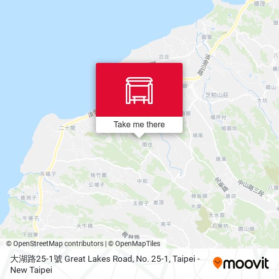 大湖路25-1號 Great Lakes Road, No. 25-1 map