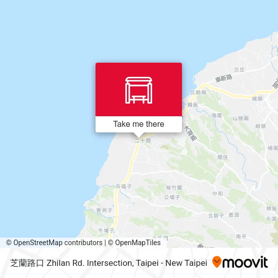 芝蘭路口 Zhilan Rd. Intersection map