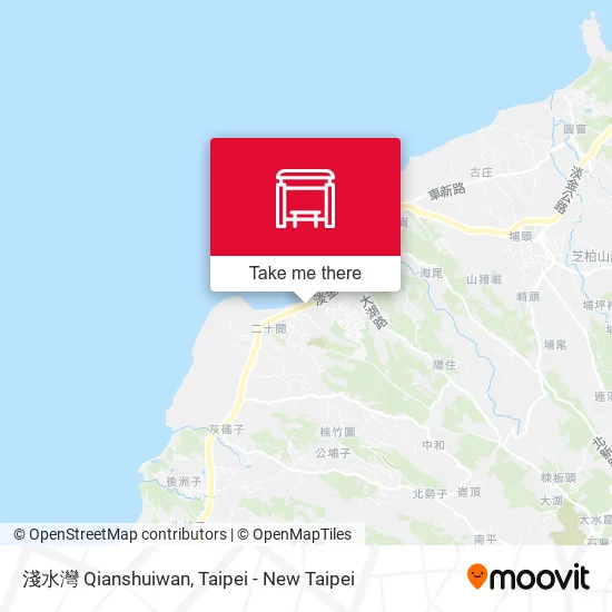 淺水灣 Qianshuiwan map