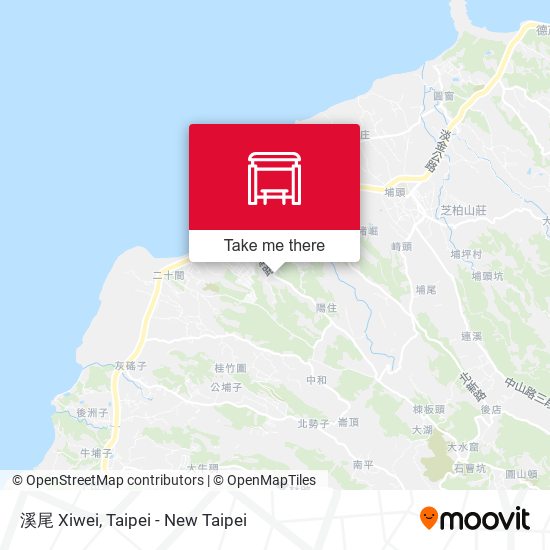 溪尾 Xiwei地圖