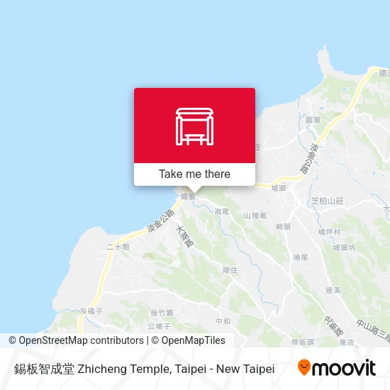 錫板智成堂 Zhicheng Temple map