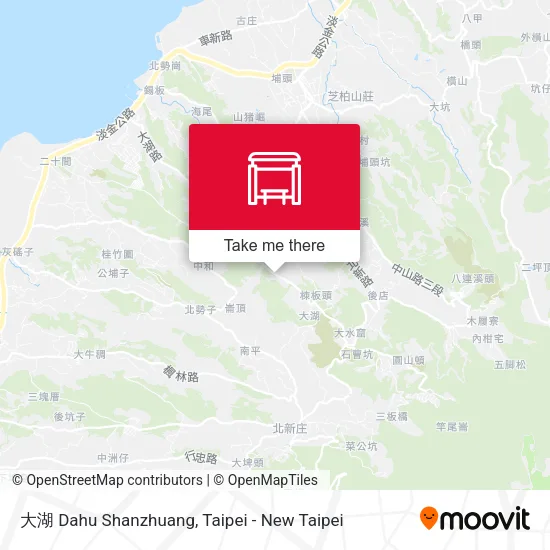 大湖 Dahu Shanzhuang map