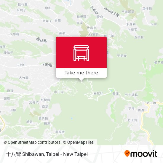 十八彎 Shibawan map
