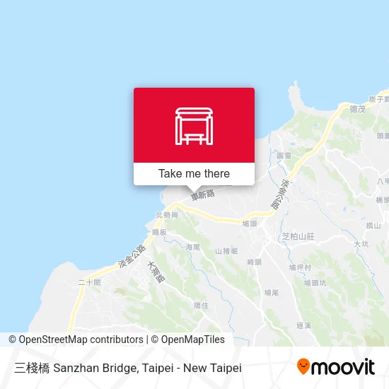 三棧橋 Sanzhan Bridge map