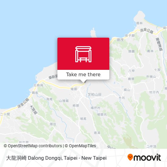 大龍洞崎 Dalong Dongqi地圖