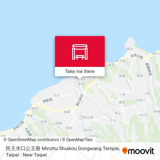民主水口公王廟 Minzhu Shuikou Gongwang Temple map