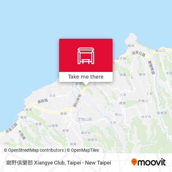 鄉野俱樂部 Xiangye Club map