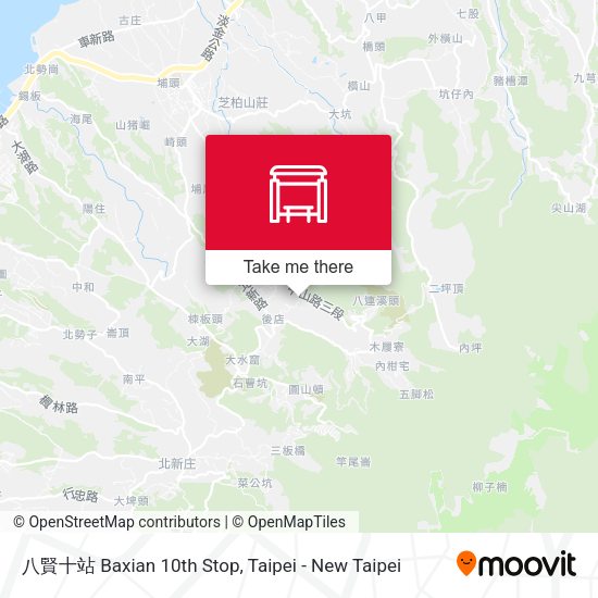 八賢十站 Baxian 10th Stop map