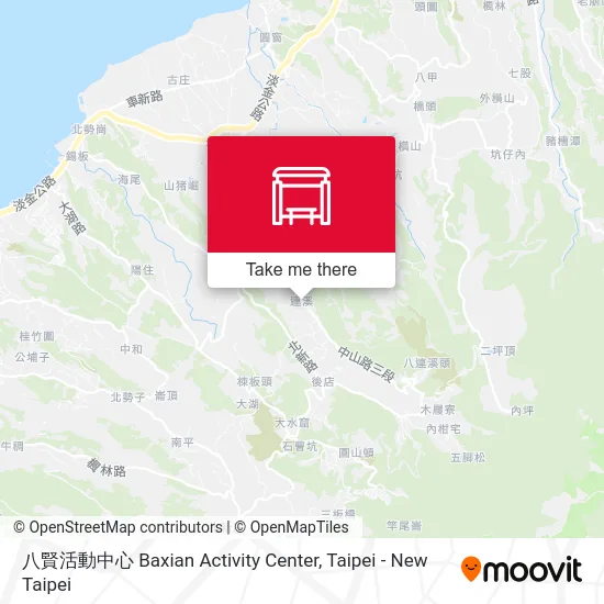 八賢活動中心 Baxian Activity Center map