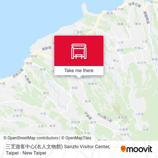 三芝遊客中心(名人文物館) Sanzhi Visitor Center地圖