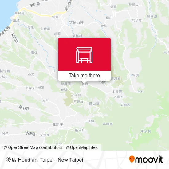 後店 Houdian地圖