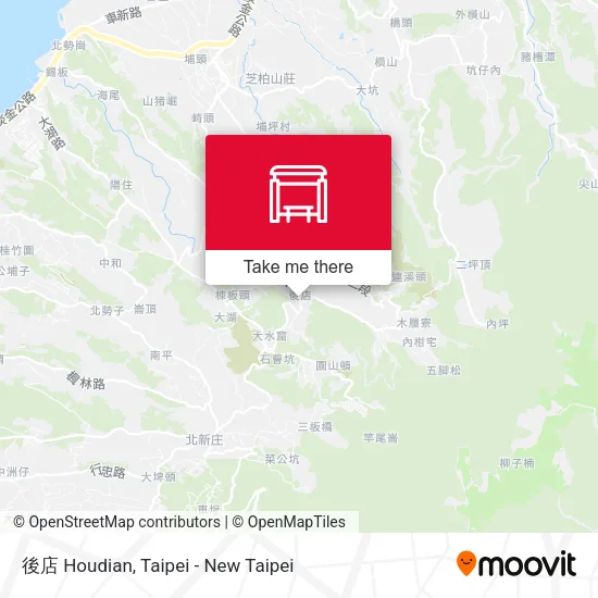 後店 Houdian map
