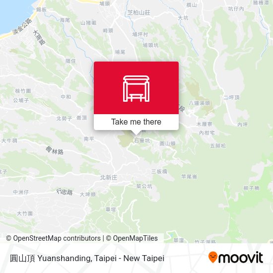 圓山頂 Yuanshanding地圖