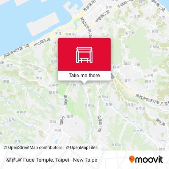 福德宮 Fude Temple map