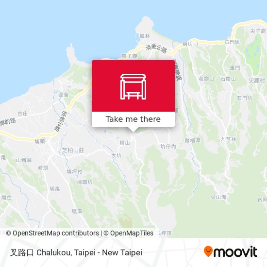 叉路口 Chalukou map