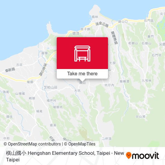 橫山國小 Hengshan Elementary School地圖