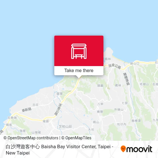 白沙灣遊客中心 Baisha Bay Visitor Center map