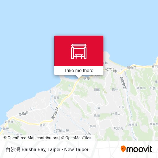 白沙灣 Baisha Bay地圖