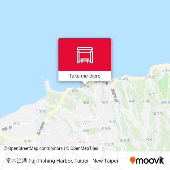 富基漁港 Fuji Fishing Harbor map