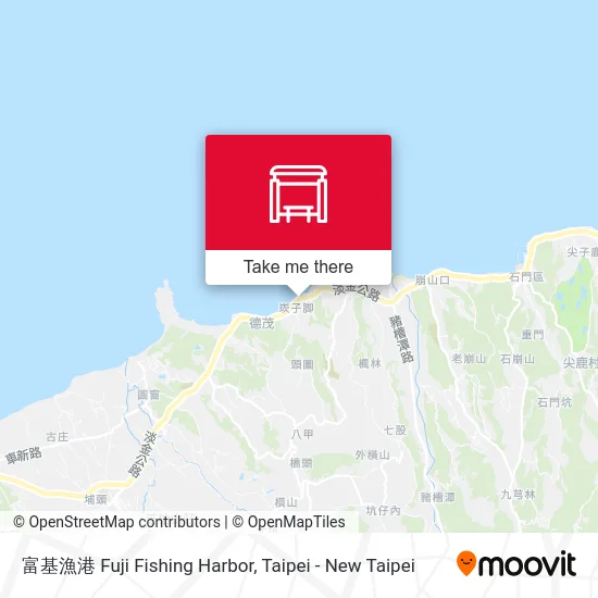 富基漁港 Fuji Fishing Harbor map