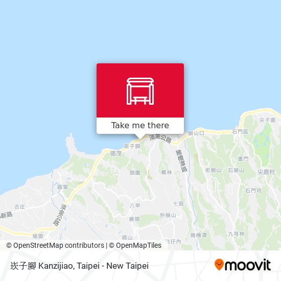 崁子腳 Kanzijiao map