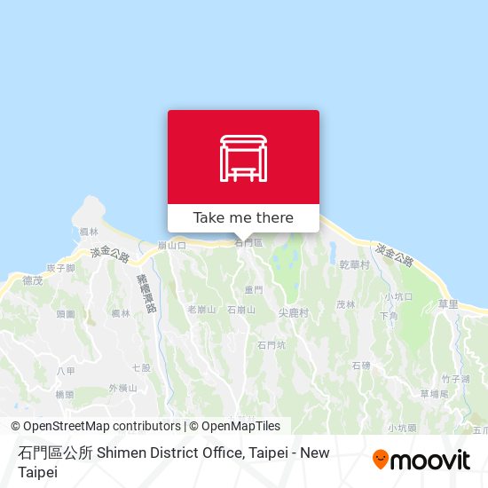 石門區公所 Shimen District Office map