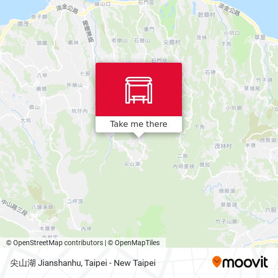 尖山湖 Jianshanhu地圖