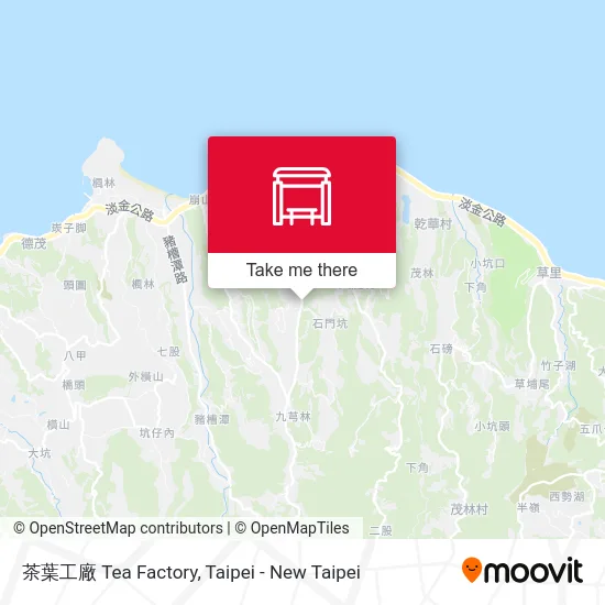 茶葉工廠 Tea Factory map